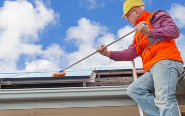 Bicker soft wash roof cleaning